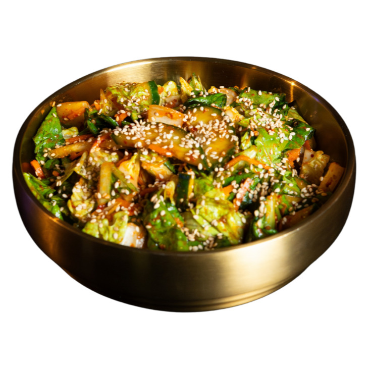 Geotjeori (Soğuk Baharatlı Kimchi Marul Salatası)