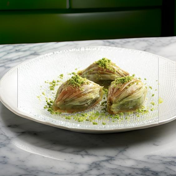 Fıstıklı Midye Baklava 1 Kg