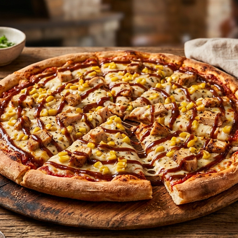 BBQ Soslu Tavuklu Pizza (Jumbo Boy)