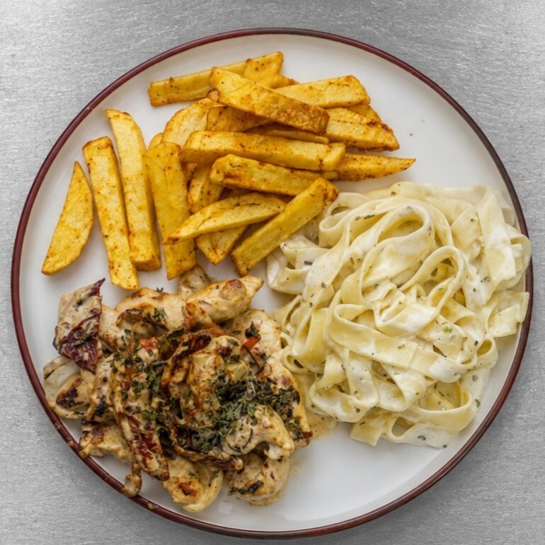 Kremalı Kuru Domatesli Tavuk
