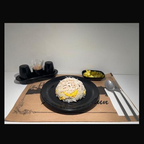 Yumurtalı Tavuklu Pilav