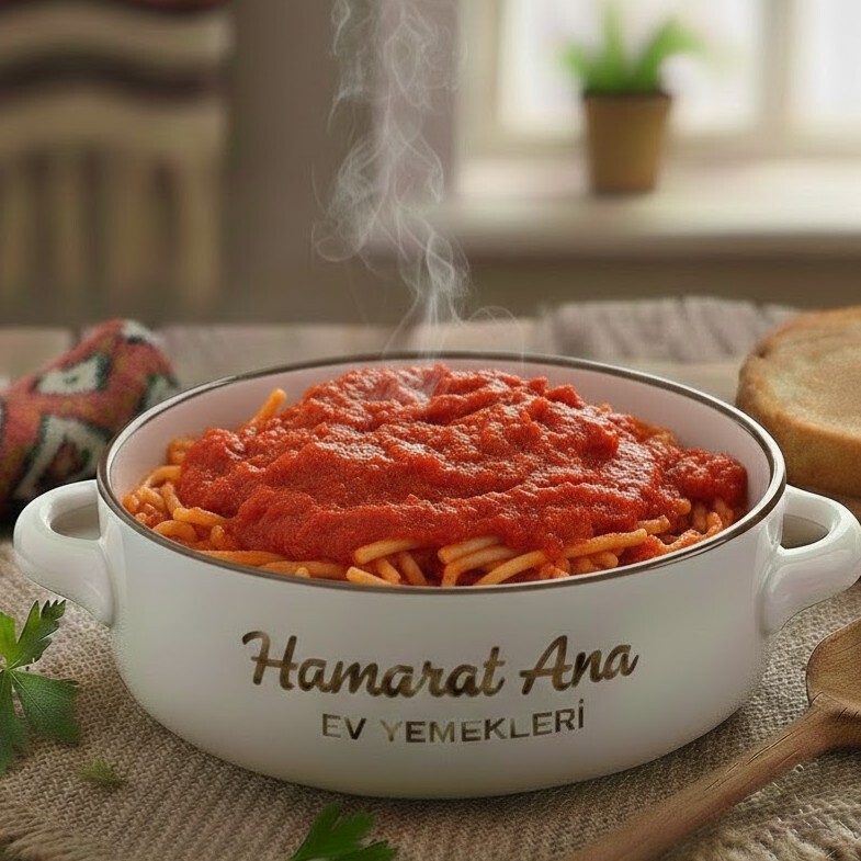 Hamarat Ana'dan Salçalı Spagetti