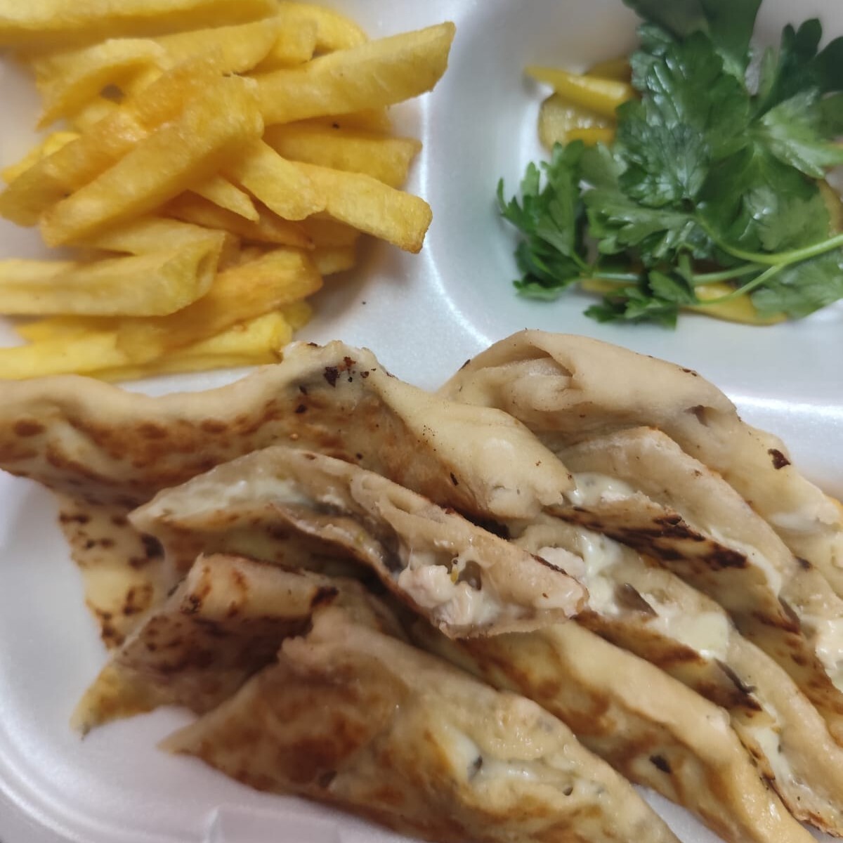 Tavuk-Mantar-Kaşarlı Gözleme(Restoran Tavsiyesi)