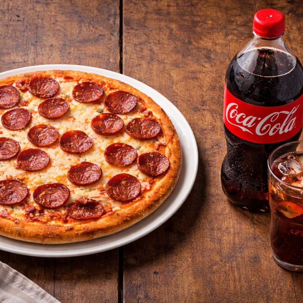 Karışık Pizza (Orta) +Coca Cola 330Ml