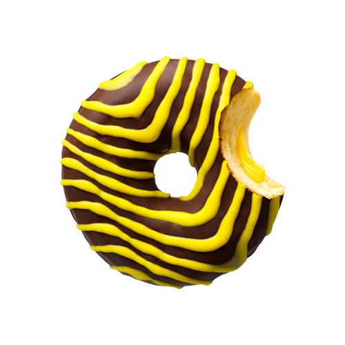Vanilya Krema Dolgulu Donut