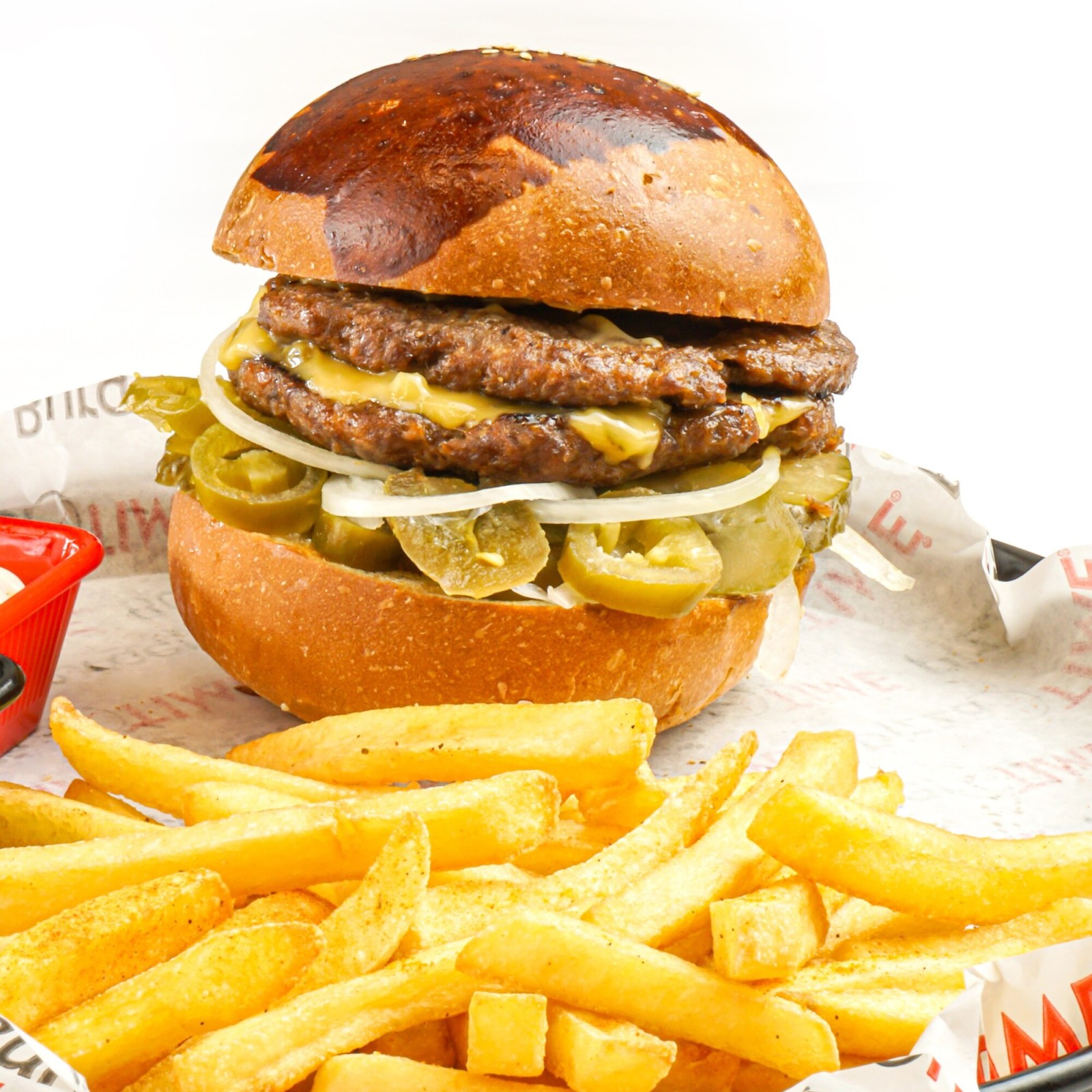 Double Acılı Burger