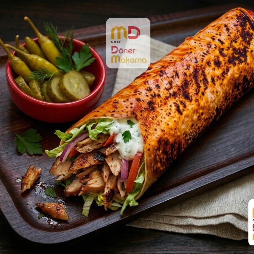Hatay Usulü Tavuk Döner Dürüm (75 gr)