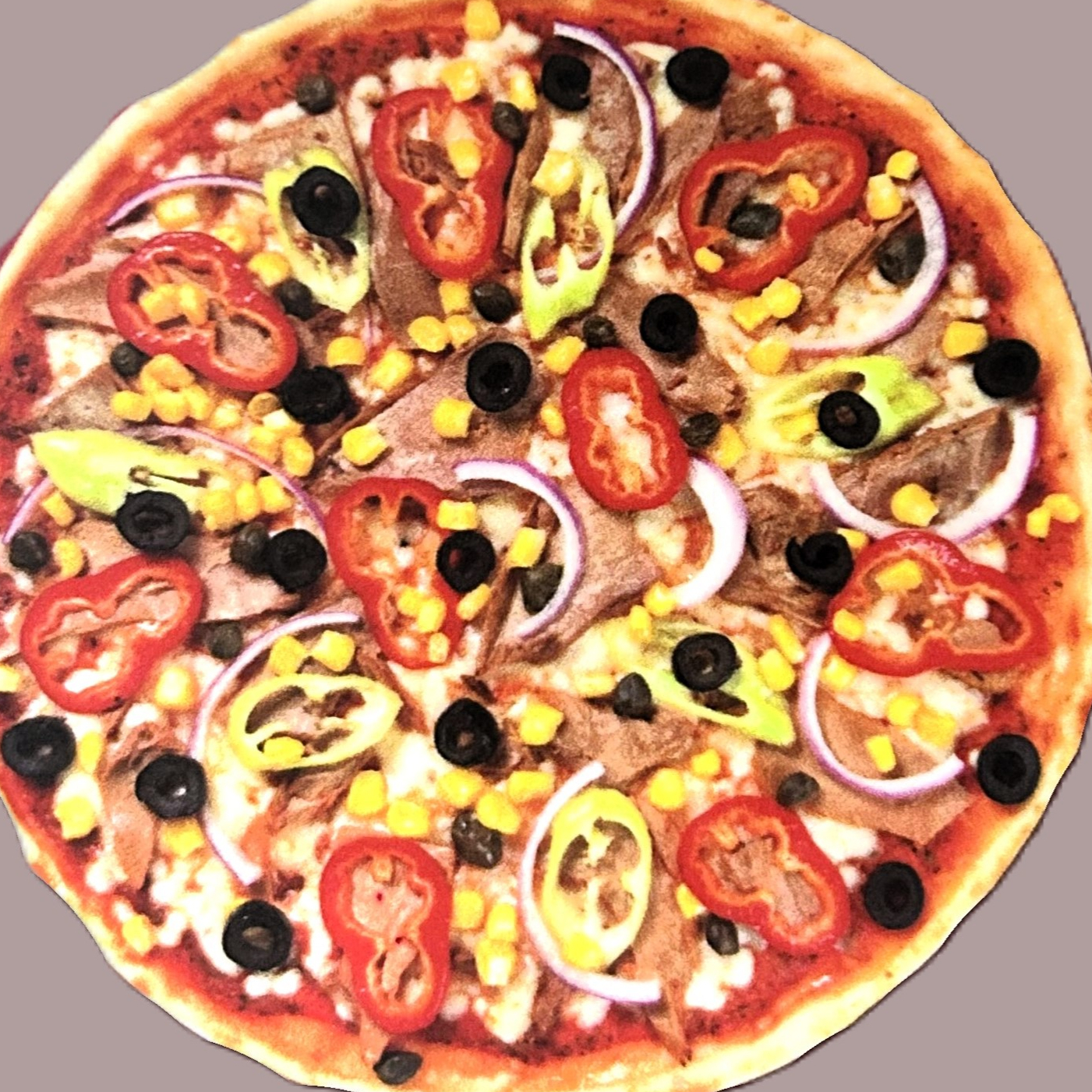Ton Balıklı Pizza ( ORTA )