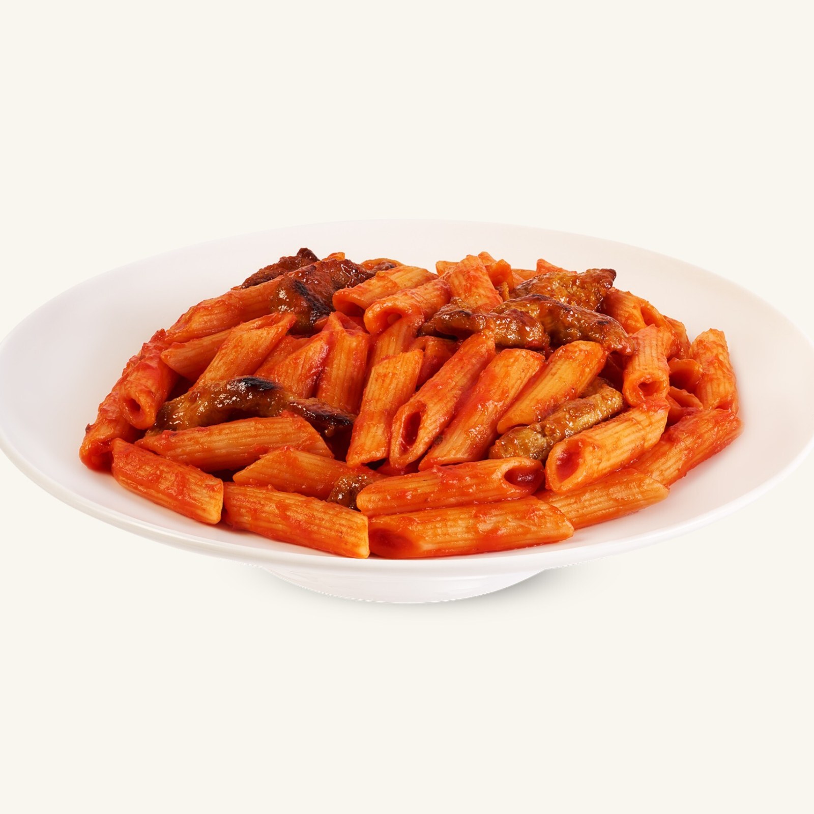 Acı Soslu Tavuklu Makarna