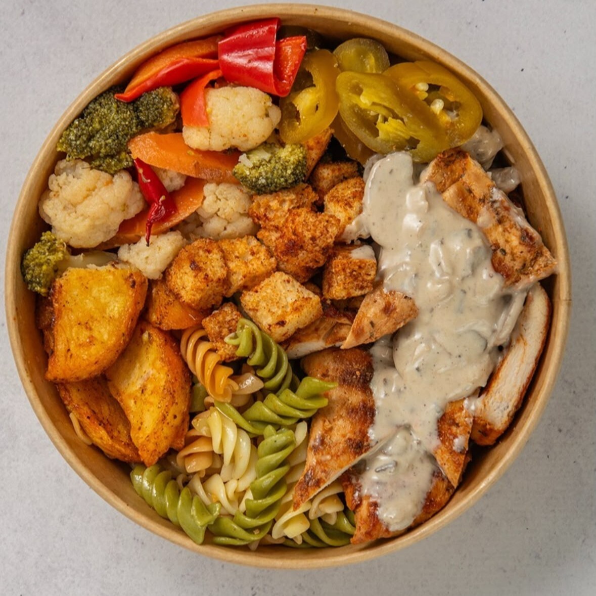Kremalı Tavuk Bowl (580 gr)