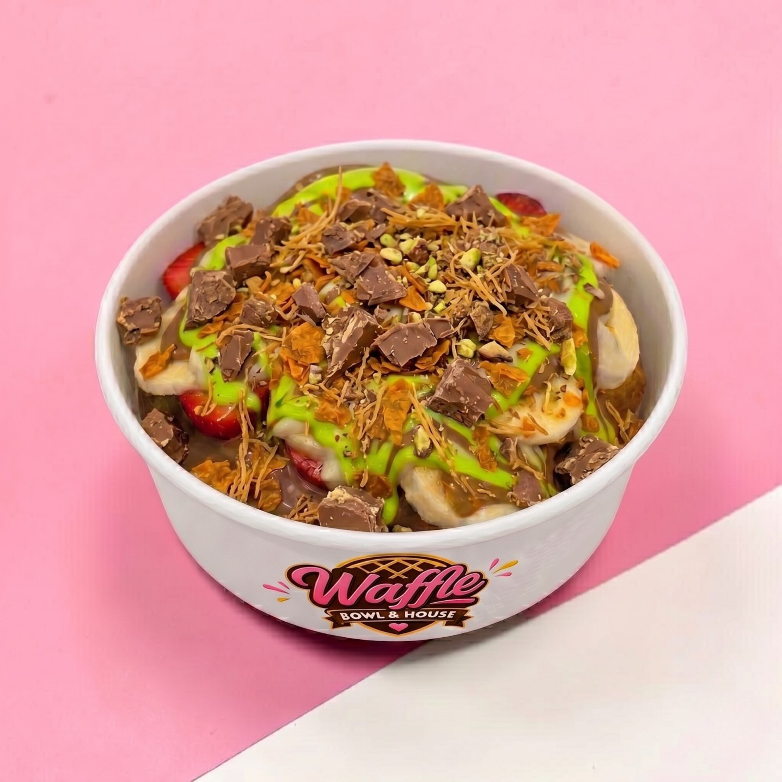 Dubai Şöleni Waffle Bowl (Büyük)