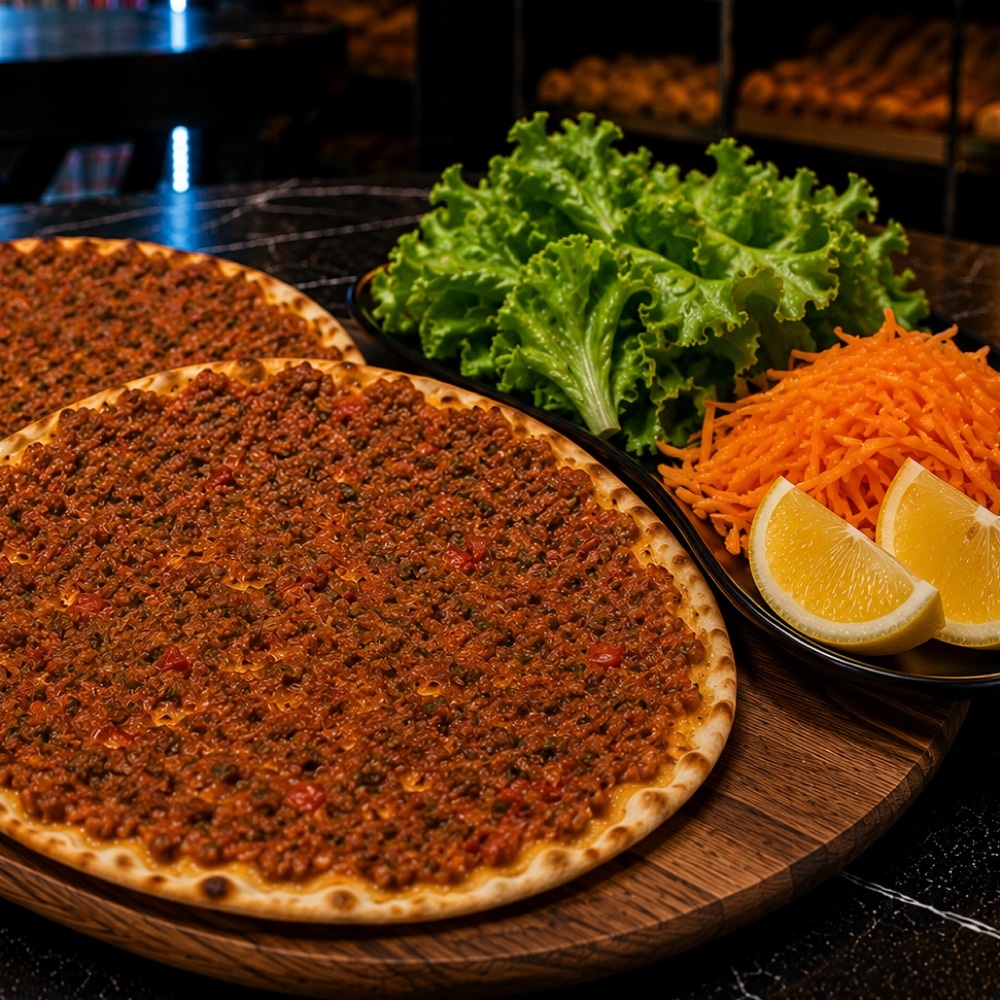 Ocak başı tekli daire lahmacun (premium paket)