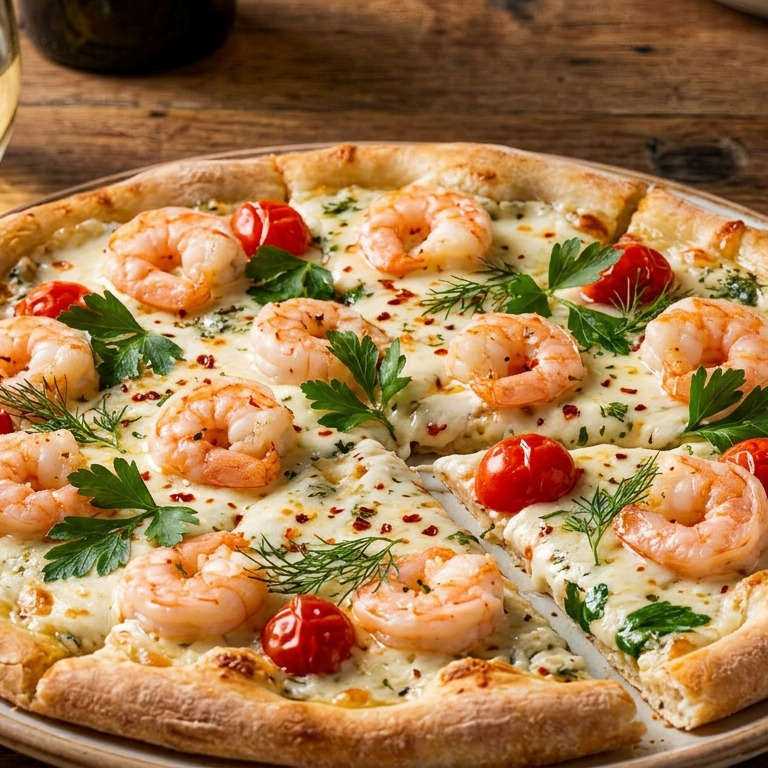 Karidesli Pizza