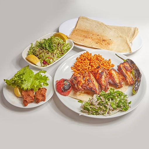 Tavuk Kanat + Çiğ Köfte + Salata
