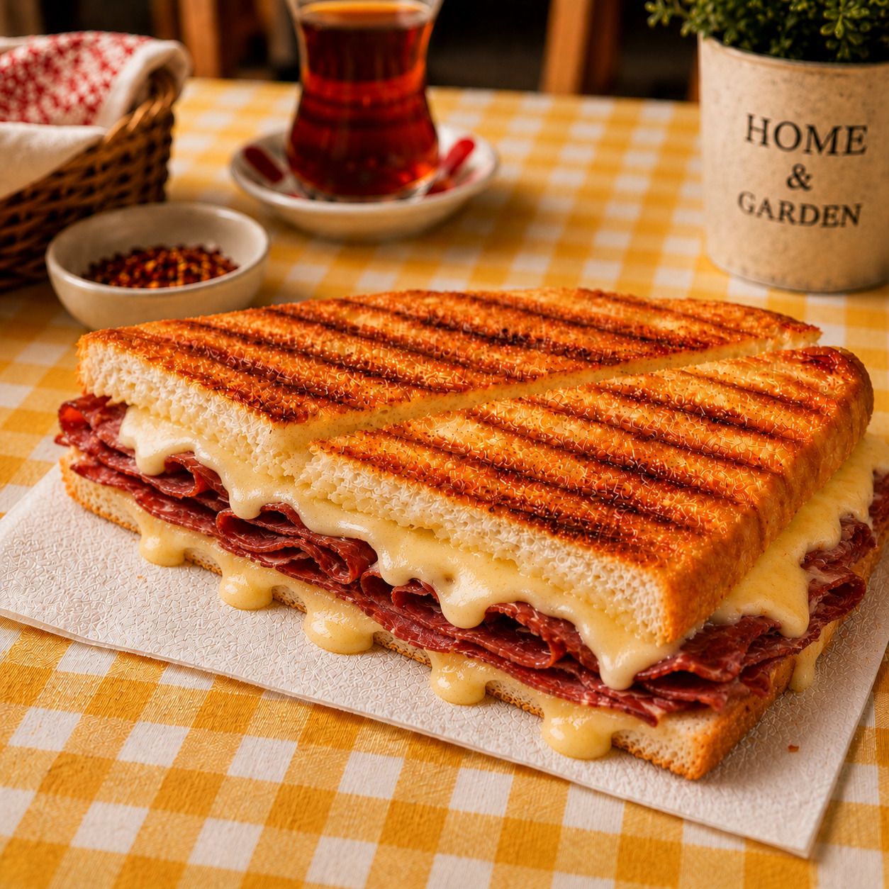 Pastırmalı Tost