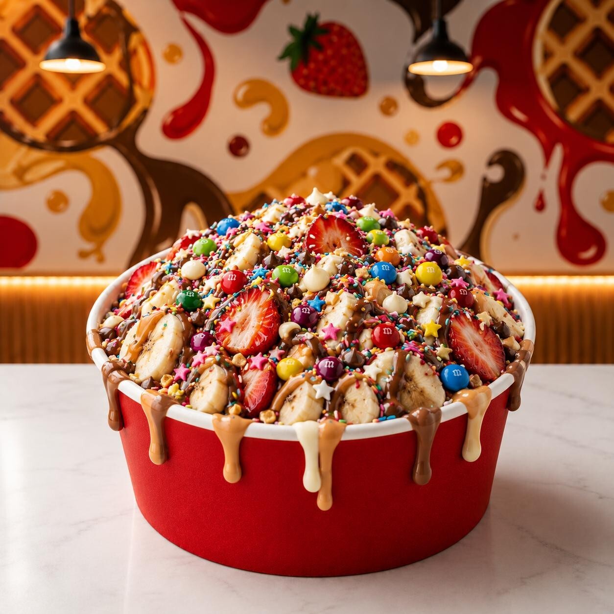 Carnaval Waffle Bowl