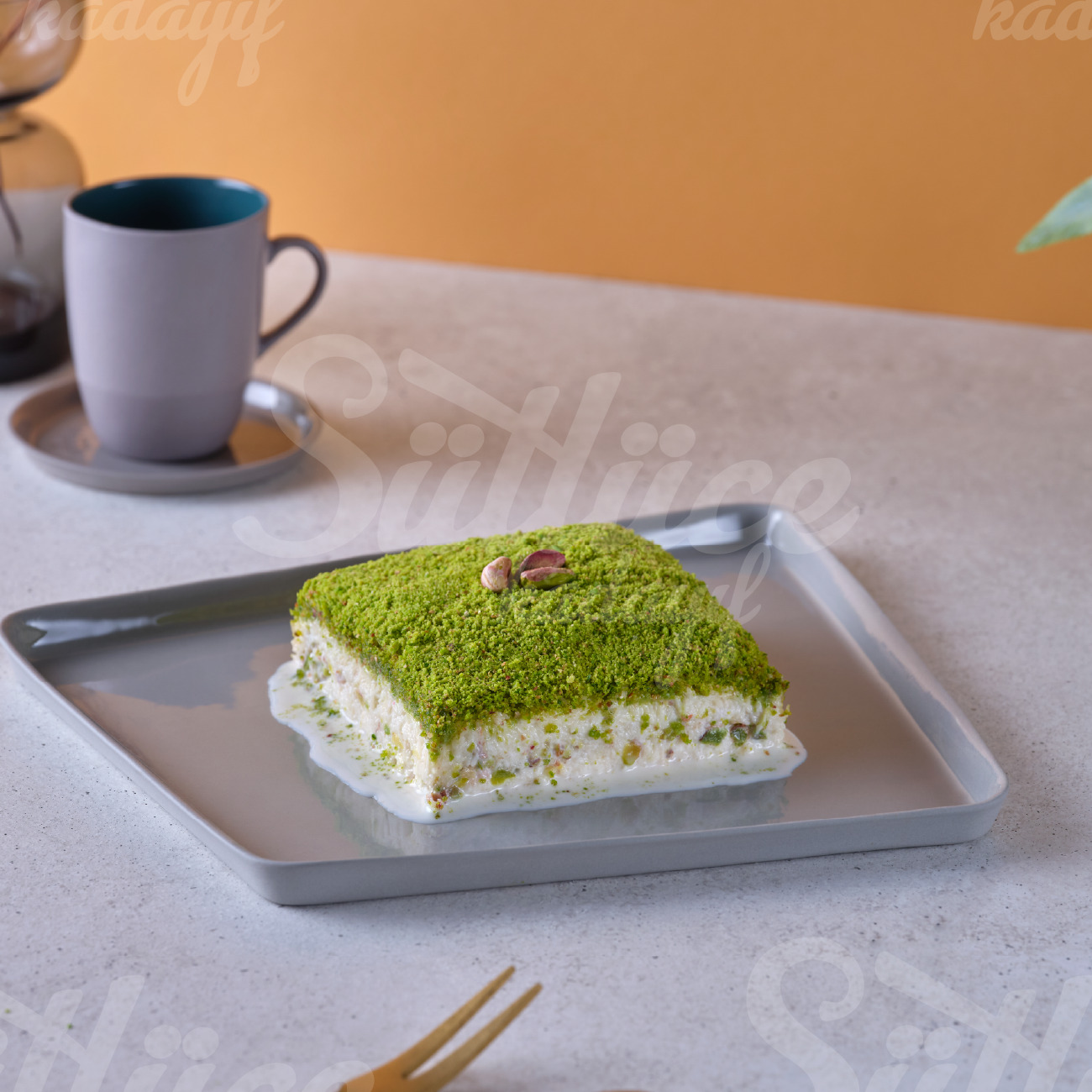 Fıstıklı Soğuk Kadayıf 1 DİLİM