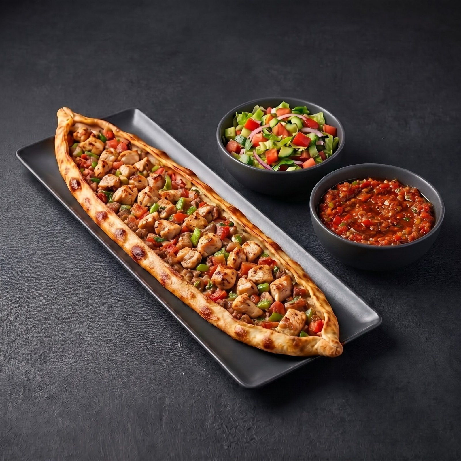 Tavuklu Pide