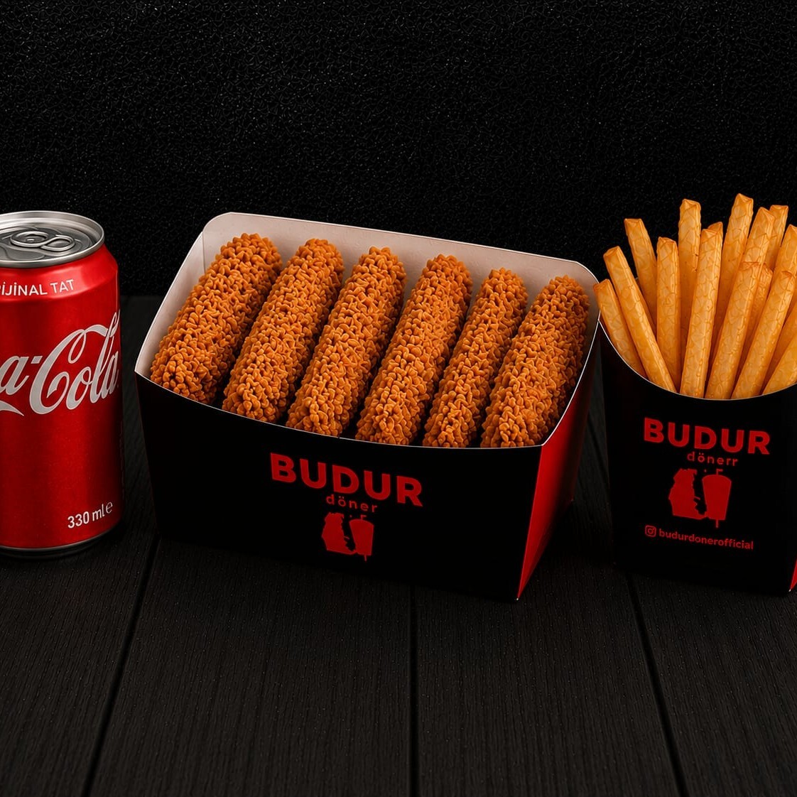Çıtır Fileto Menü 6 göğüs parçası patates kola