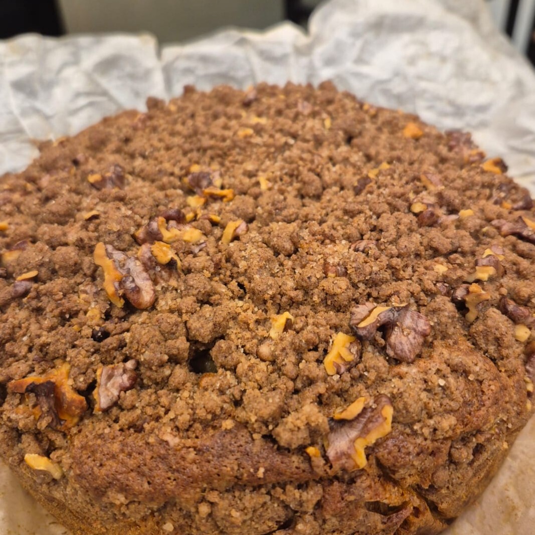 Elmalı Crumbel kek