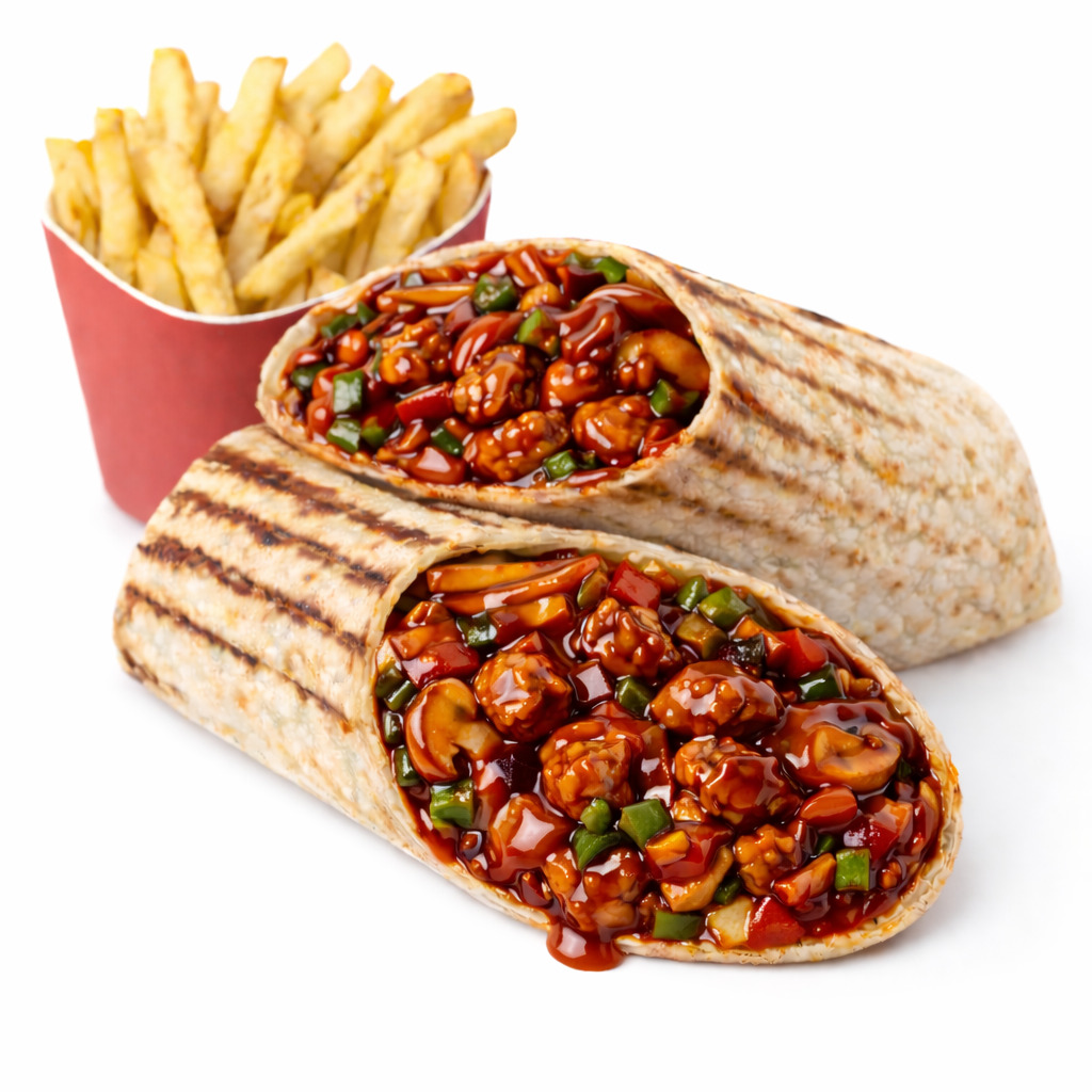 Barbekü Soslu Wrap