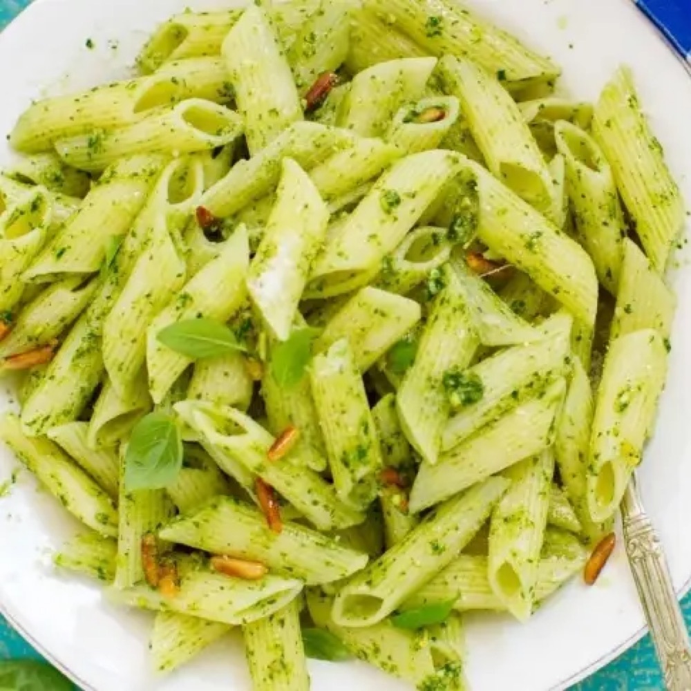 Makarna Pesto Soslu (Tam makarna)