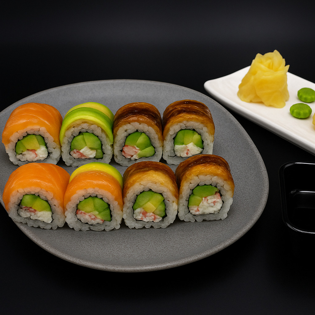 Rainbow Roll (8 Adet.)