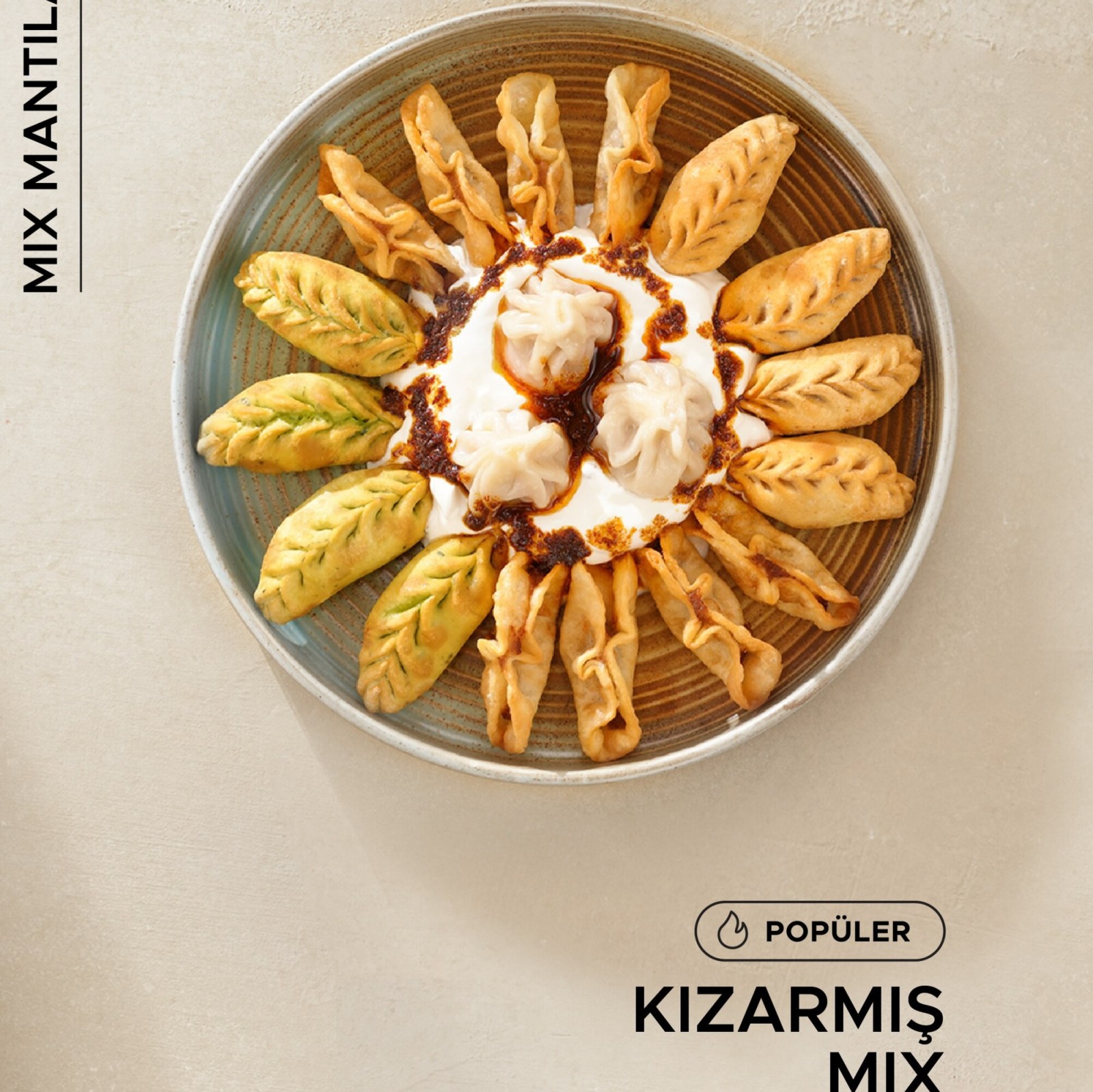 Kızarmış Mix Mantı