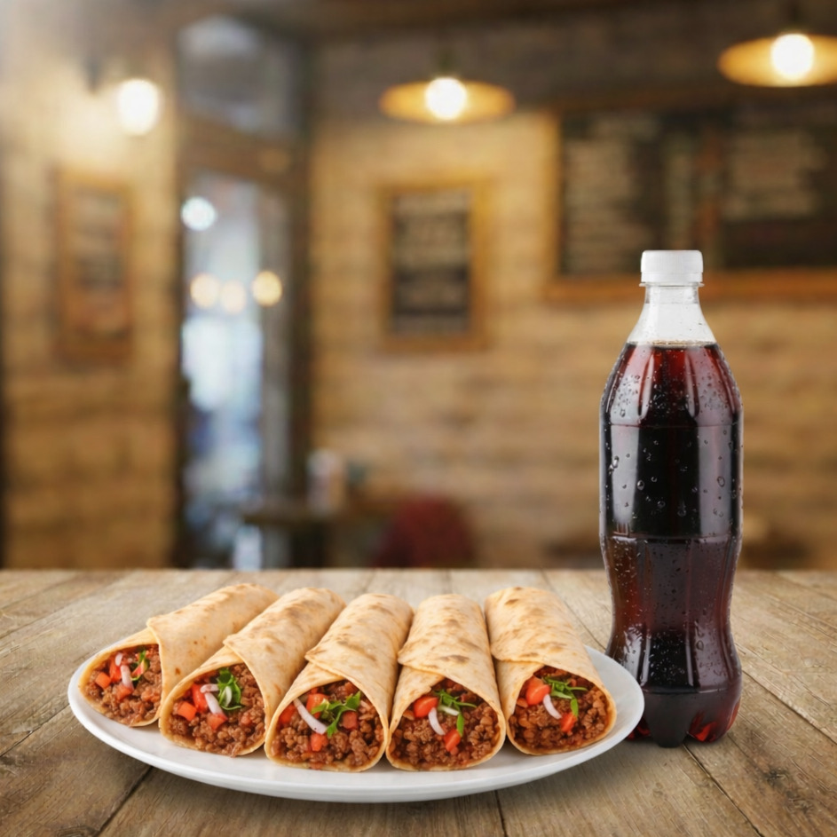 5'li Dürüm Et Tantuni Menü
