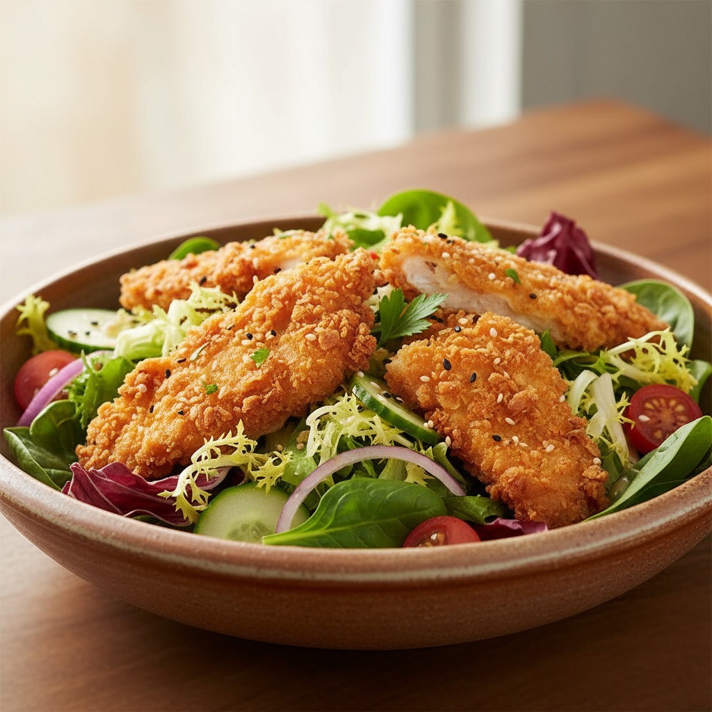 Acılı Tavuk Salata