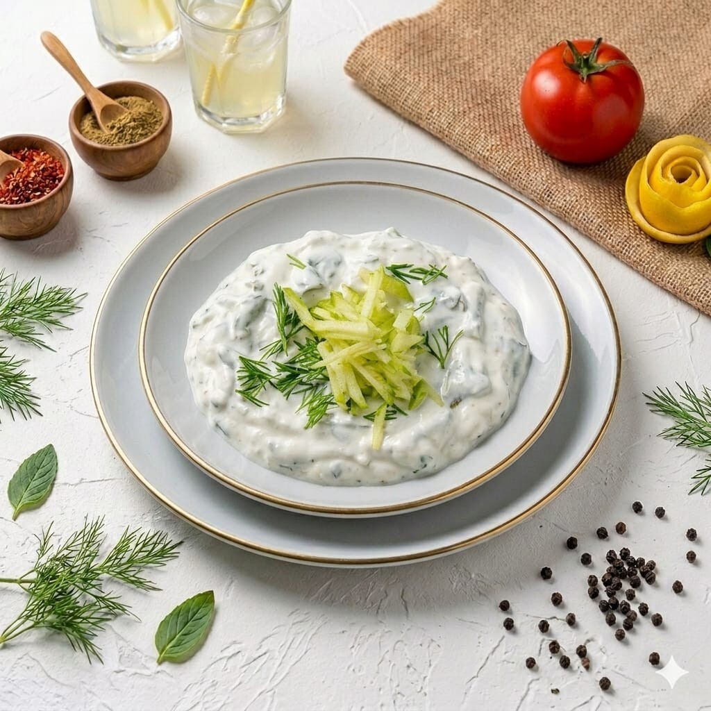 Yoğurtlu Ekşi Elmalı Semizotu
