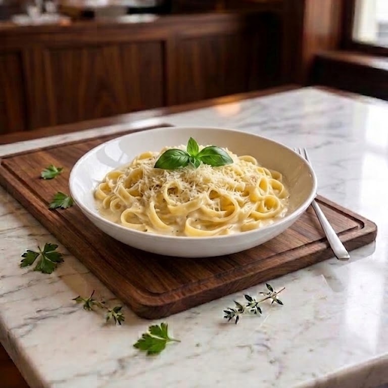 Fettucini Alfredo Makarna