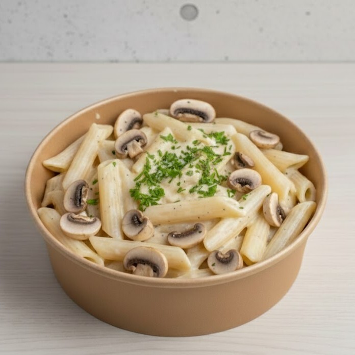 Kremalı Mantarlı Penne