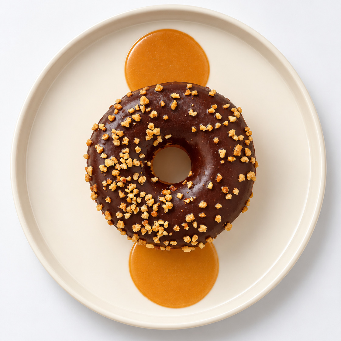 Çikolata Dolgulu Donut