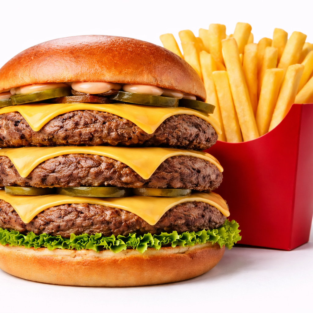 Triple Cheeseburger