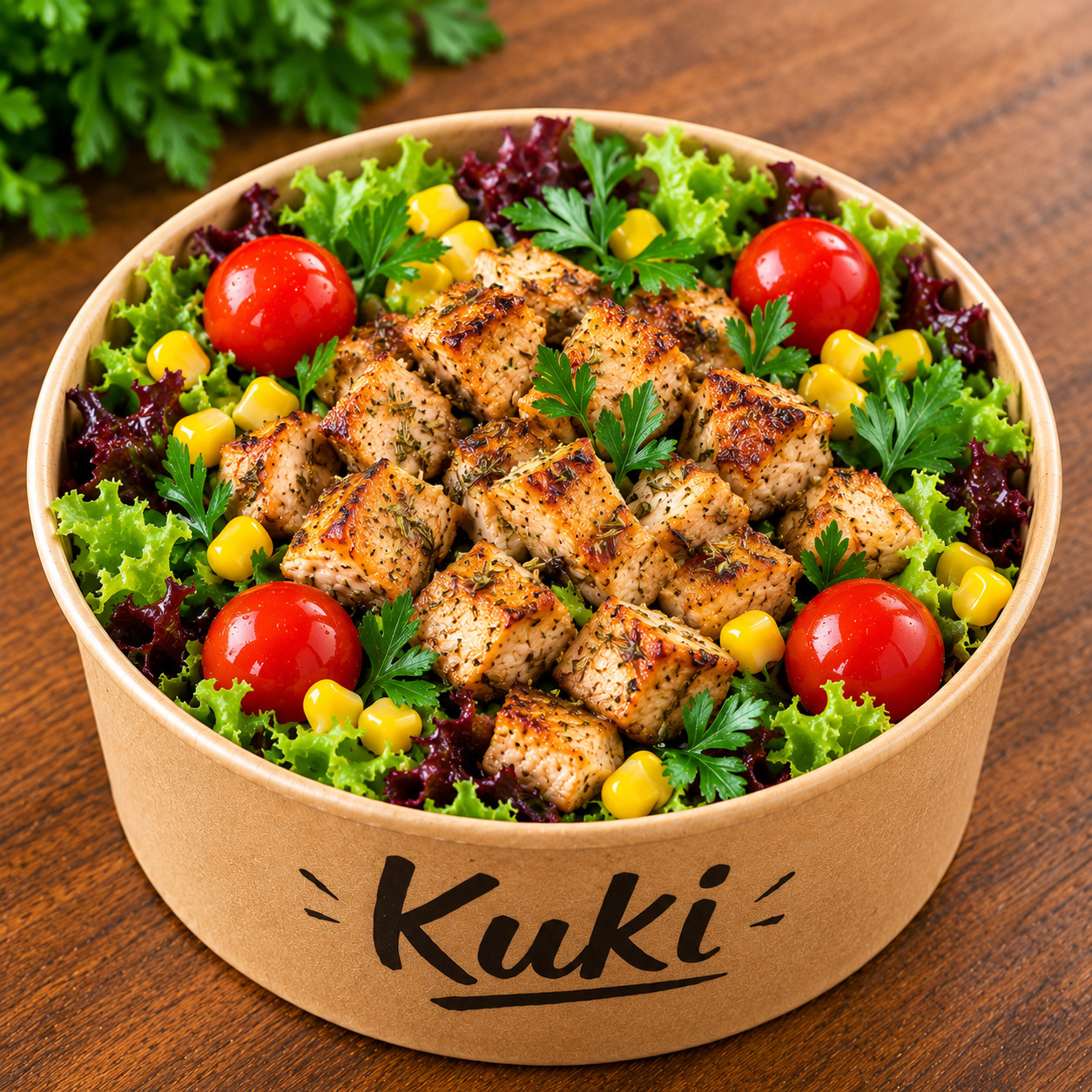 Kuki Tavuklu Salatası
