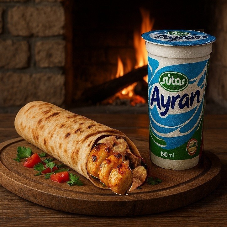 Arnavut Ciğeri & Tavuk Şiş Karışık Dürüm