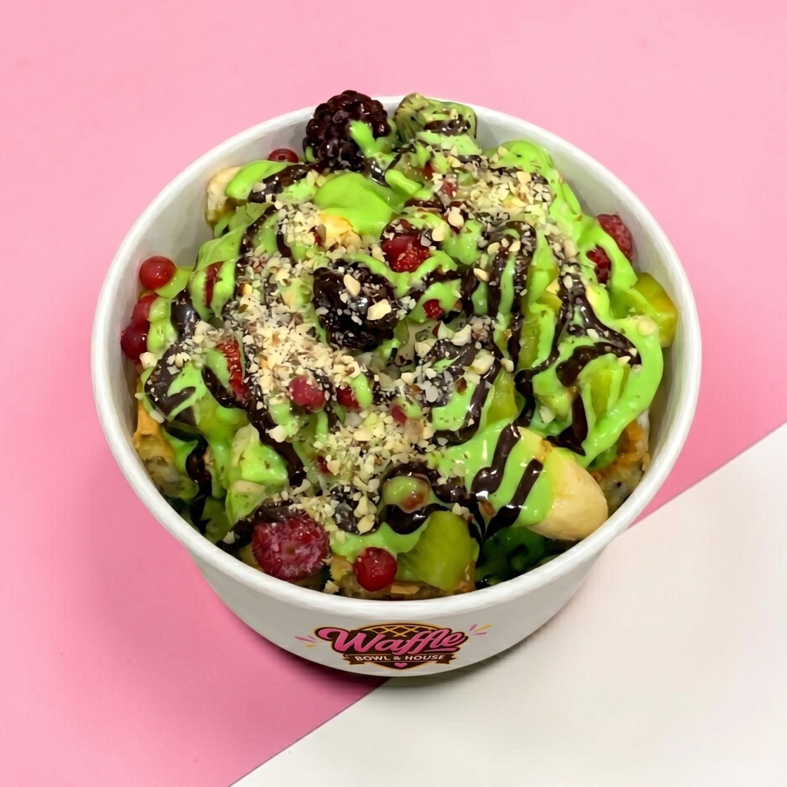 Gece Yeşili Waffle Bowl (Küçük)
