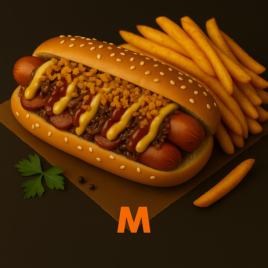 Karamelize Soğanlı Hot Dog Menü