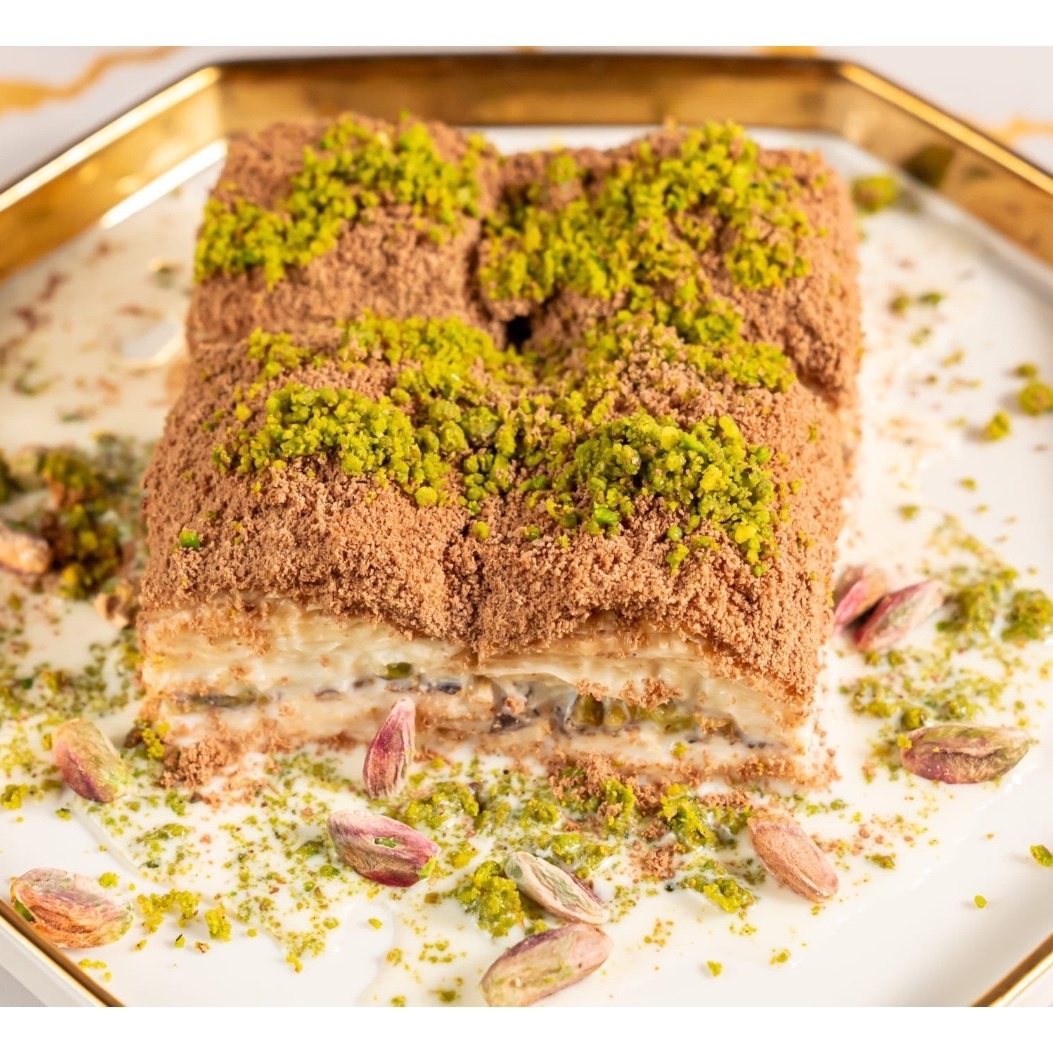Çikolatalı Antep Fıstıklı Soğuk Baklava (1 porsiyon)