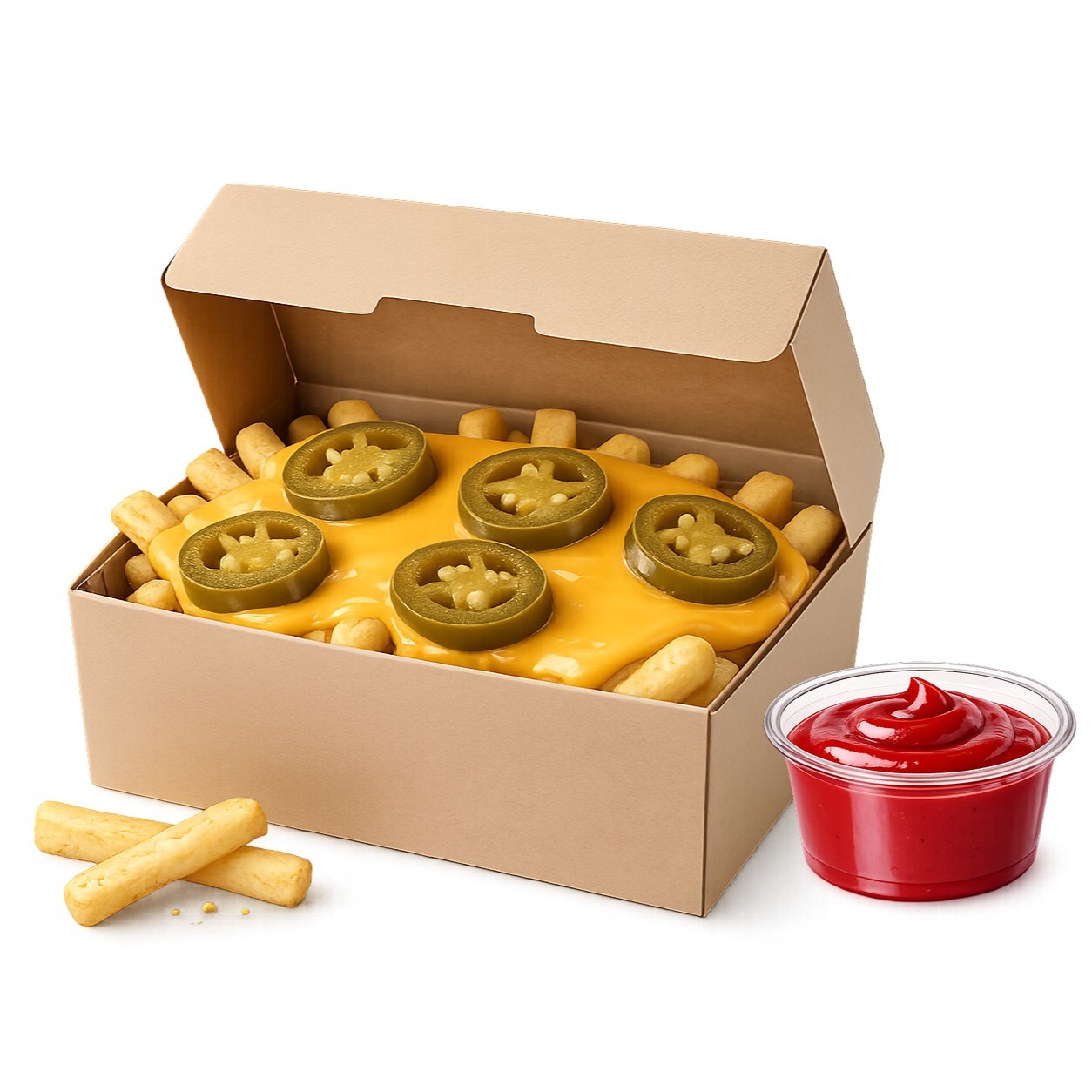 Cheddar & Jalapeno Patates Kızartması
