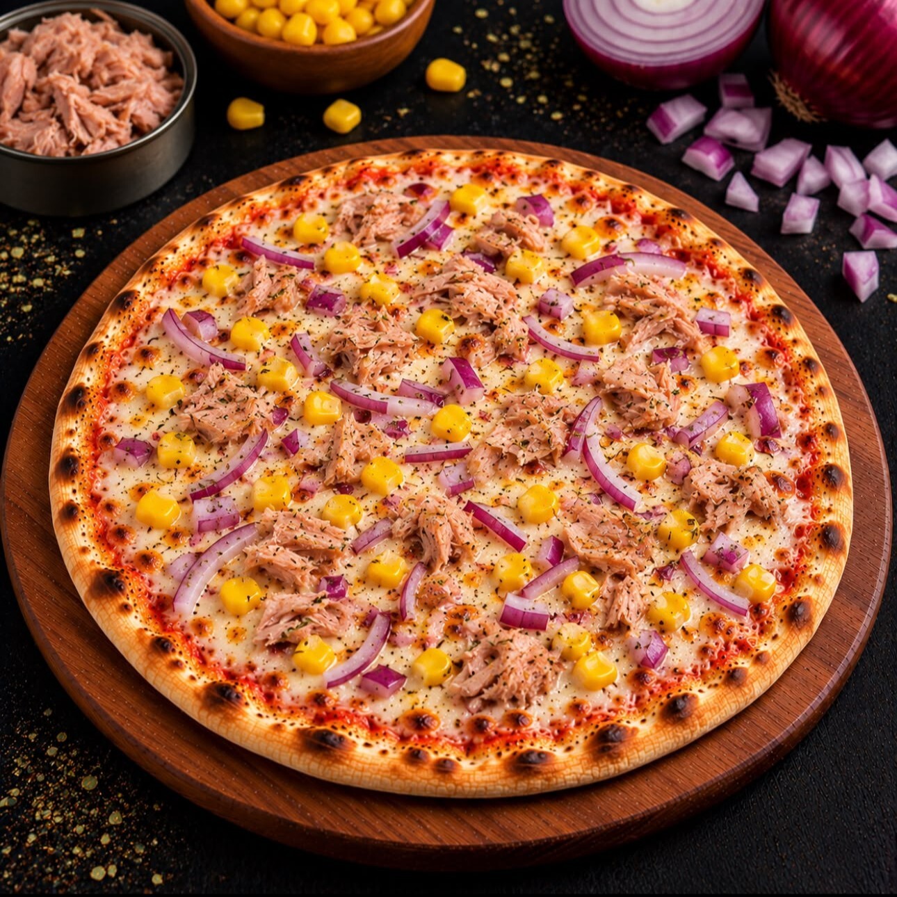 Ton Pesce Pizza (22 cm.)