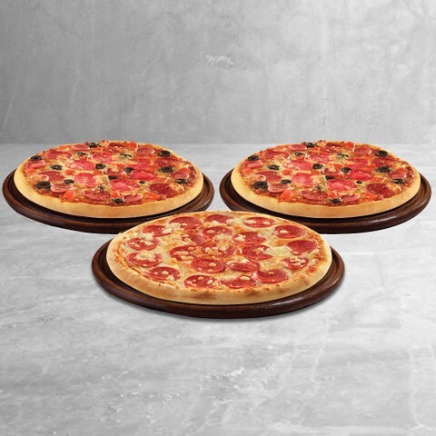 3 Adet Büyük Boy Pizza