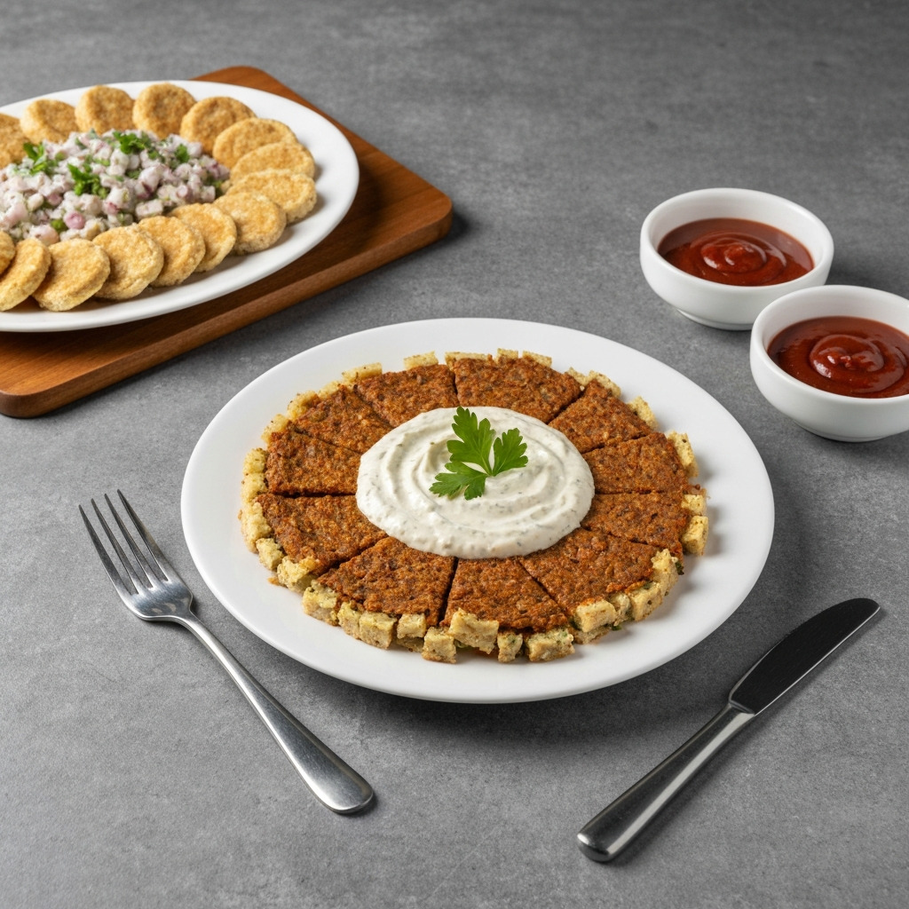 Tahinli Falafel Salata