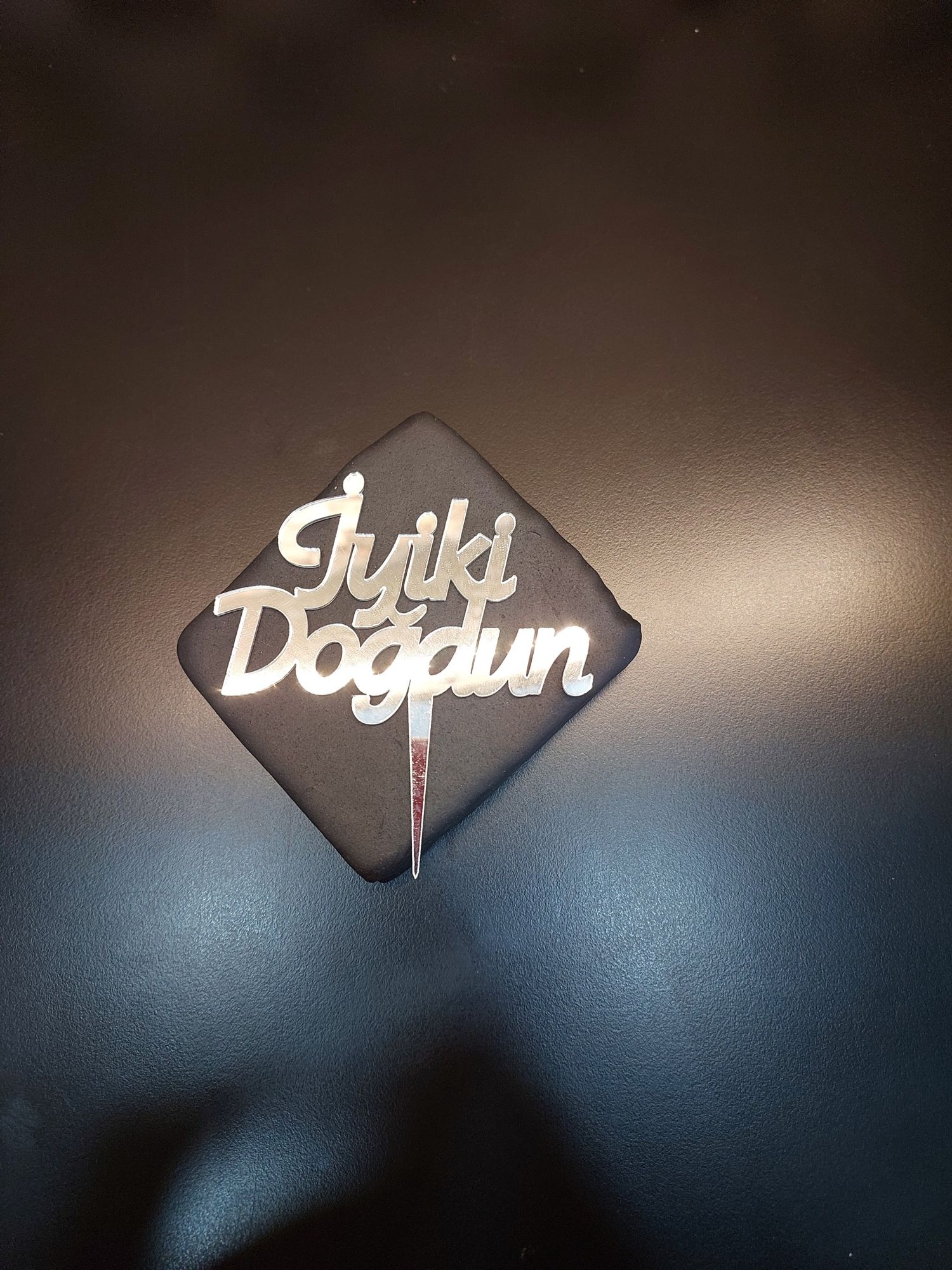 İyi Ki Doğdun Gümüş Pleksi