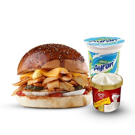 Algida Tavuk Döner Burger Menü