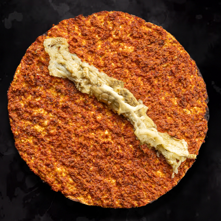 Patlıcanlı Lahmacun (Acısız)