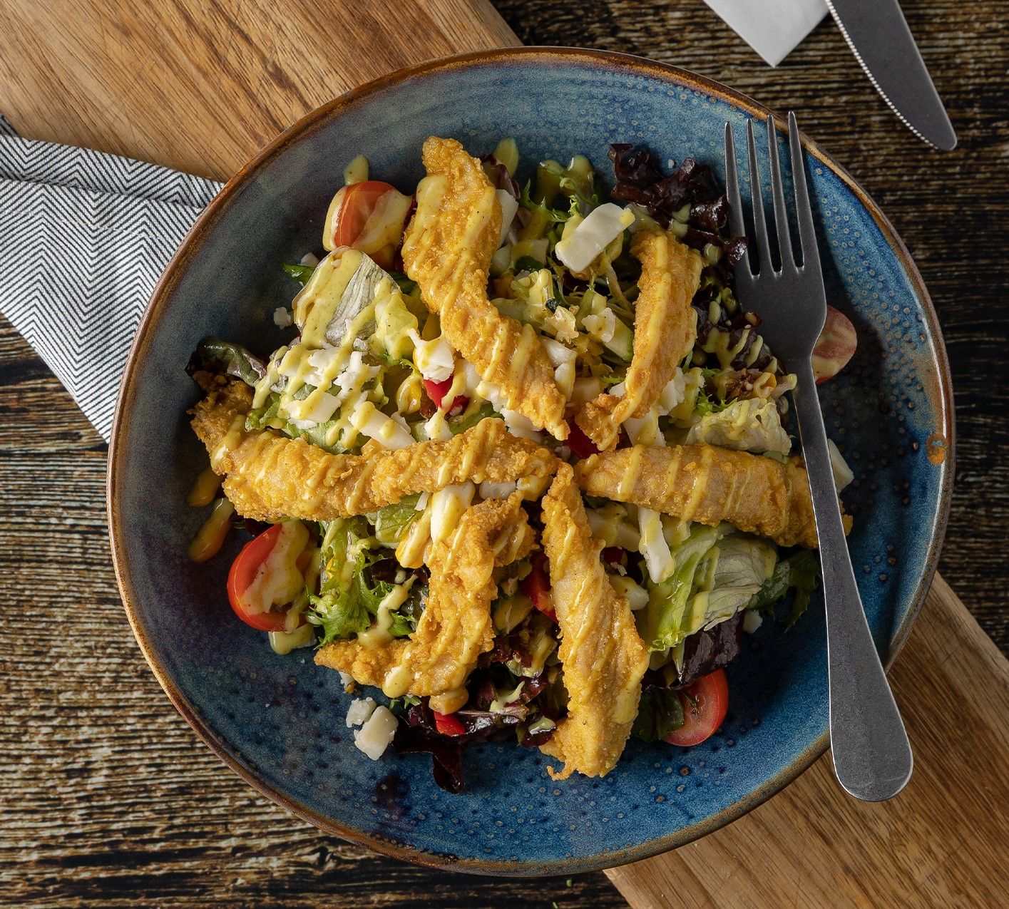 Çıtır Tavuk Salata