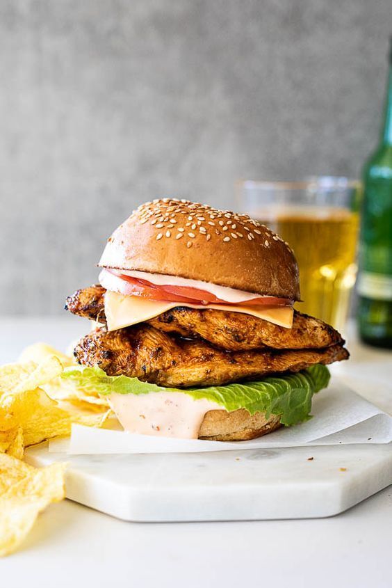 Honey & Mustard Chicken (Ballı Hardallı ) Burger