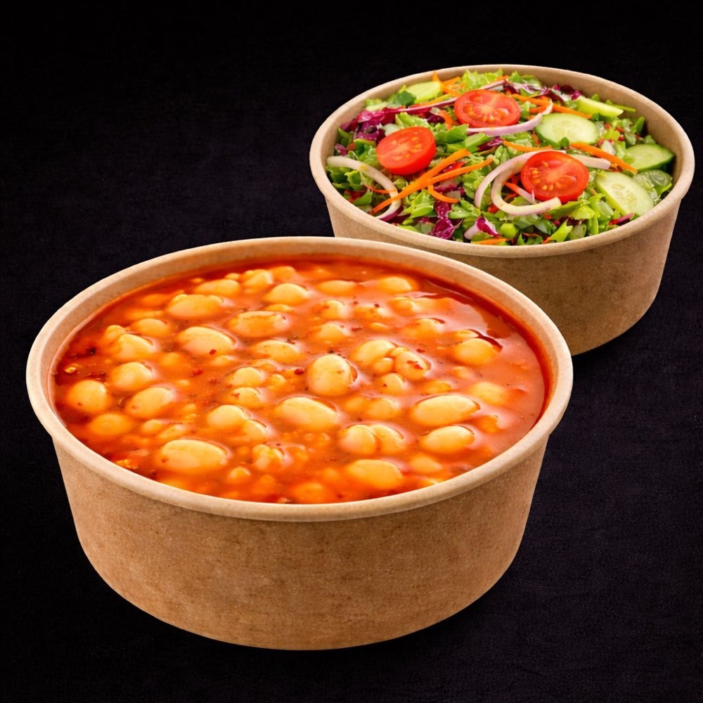 Kuru Fasülye Porsiyon ( Salatalı )